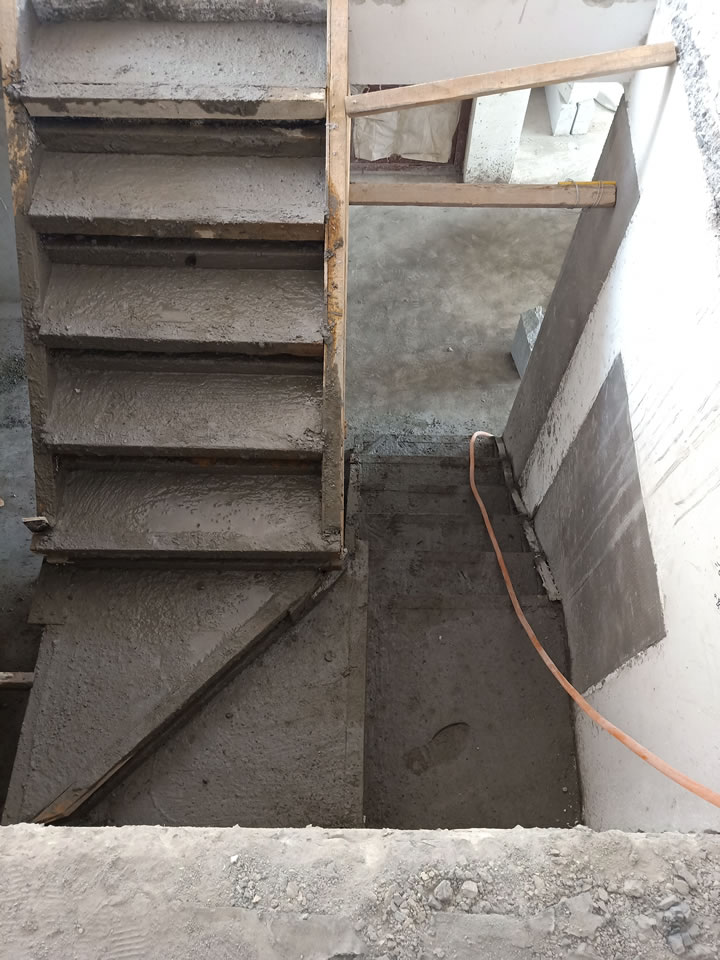 淄博周村澆筑樓梯案例